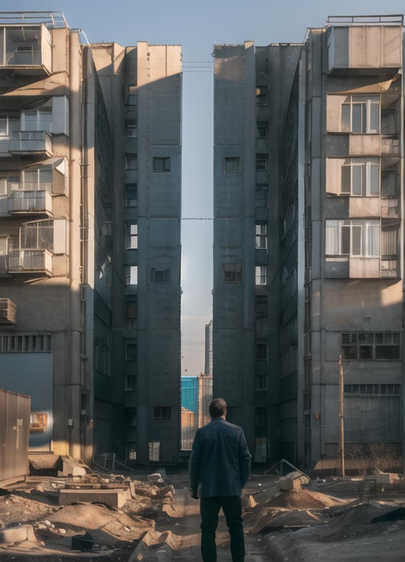 14050-3286794872-man at yard with large panel buildings, russianebenya, cyberpunk, sunny day, movie still, 80mm lens, masterpiece, best quality,.png